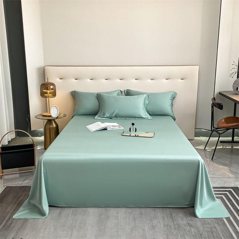 Trys dalių patalynės komplektas, 100% ilgam pluoštų medvilnė, twill audinys, vientisas raštas, reaktyvus dažymas, audinio tankis 200x100, šiuolaikinis minimalistinis stilius