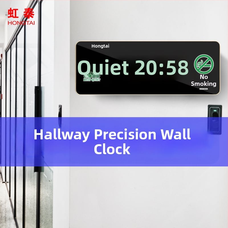 Ρολόι τοίχου με LED και αναλογική οθόνη, αιώνιο ημερολόγιο, θερμομέτρο, υγρασία, συναγερμός