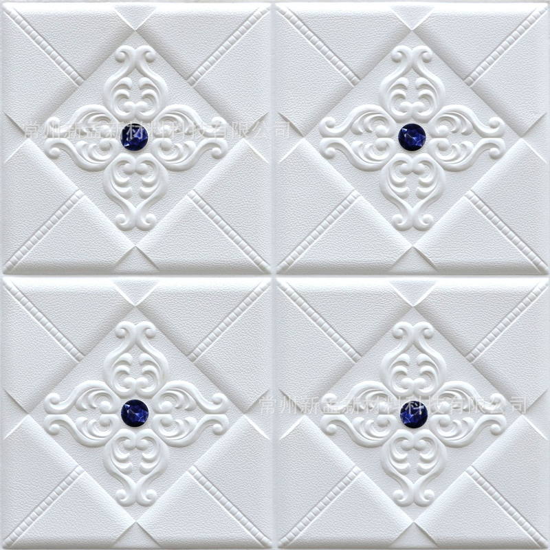 3D панели за стена от XPE пяна, европейски стил, подплатени стенни панели за телевизионен фон и декор на спалнята