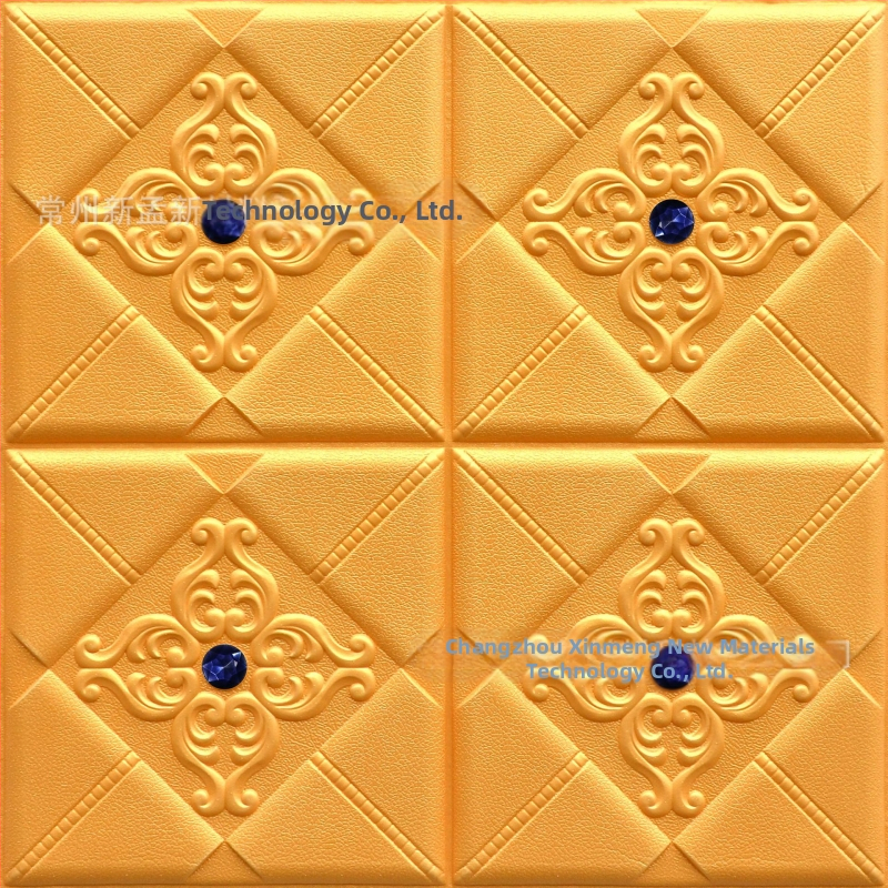 3D панели за стена от XPE пяна, европейски стил, подплатени стенни панели за телевизионен фон и декор на спалнята