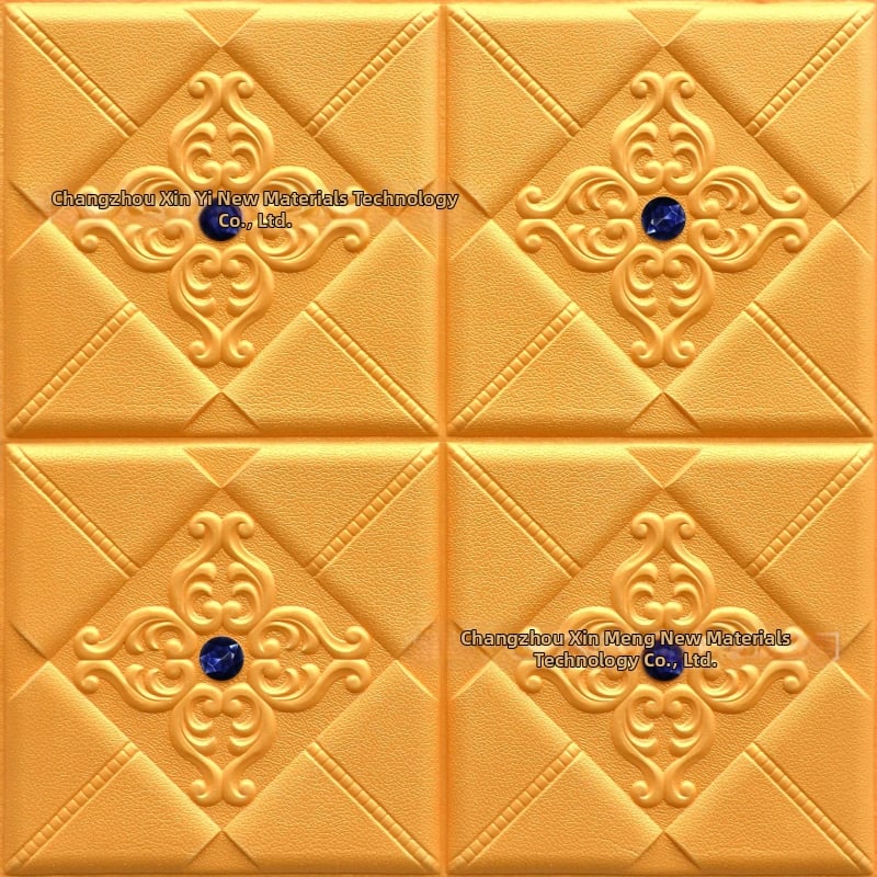 3D панели за стена от XPE пяна, европейски стил, подплатени стенни панели за телевизионен фон и декор на спалнята