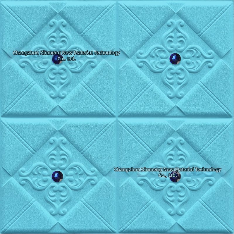 3D панели за стена от XPE пяна, европейски стил, подплатени стенни панели за телевизионен фон и декор на спалнята