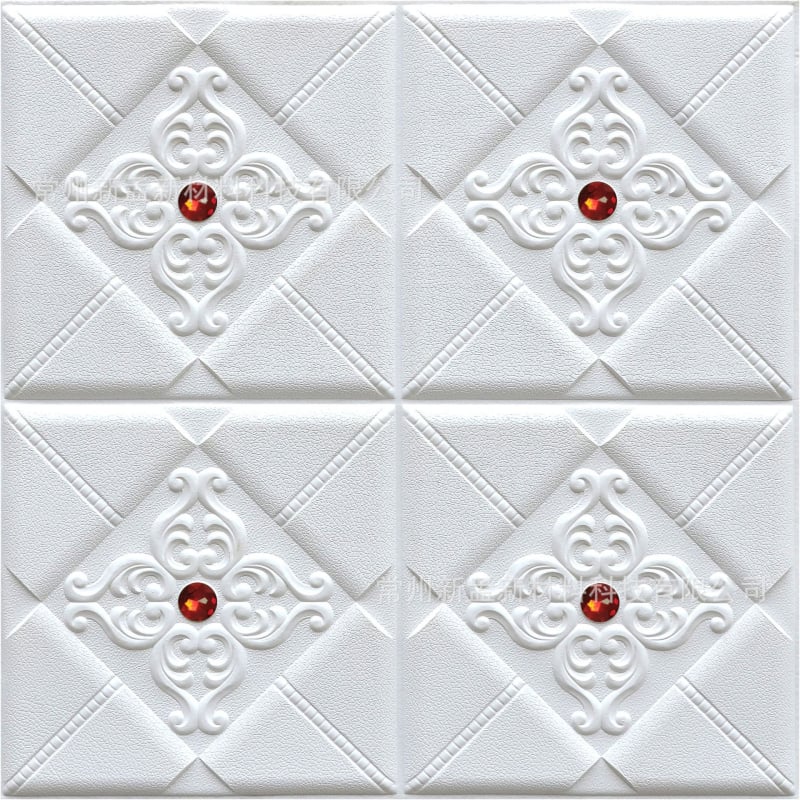 3D панели за стена от XPE пяна, европейски стил, подплатени стенни панели за телевизионен фон и декор на спалнята