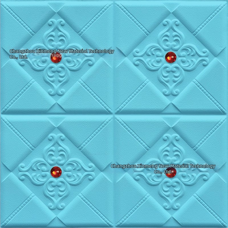 3D панели за стена от XPE пяна, европейски стил, подплатени стенни панели за телевизионен фон и декор на спалнята