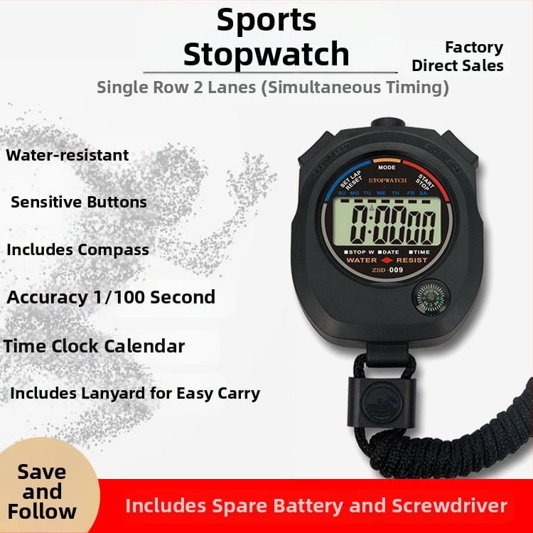 Χρονόμετρο για μαθητές – Προπονήσεις και αγώνες δρόμου, ψηφιακός αθλητικός διαιτητής, μάρκα Yaruishi