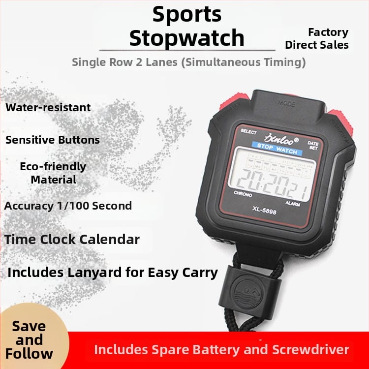 Χρονόμετρο για μαθητές – Προπονήσεις και αγώνες δρόμου, ψηφιακός αθλητικός διαιτητής, μάρκα Yaruishi