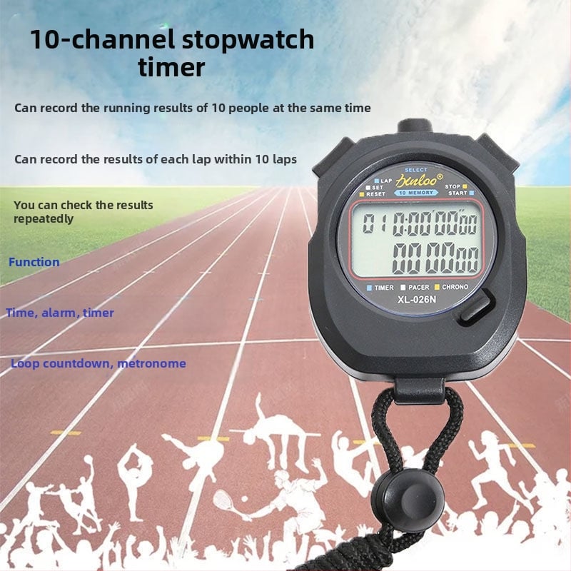 Χρονόμετρο για μαθητές – Προπονήσεις και αγώνες δρόμου, ψηφιακός αθλητικός διαιτητής, μάρκα Yaruishi