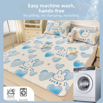 Vasaros latekso vėsinanti kilimėlis, natūralus lateksas, latekso kiekis 90% ar daugiau, spausdintas audinys, stilius Ins