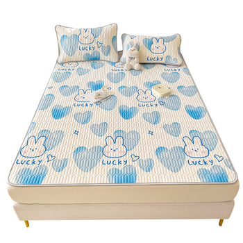 Vasaros latekso vėsinanti kilimėlis, natūralus lateksas, latekso kiekis 90% ar daugiau, spausdintas audinys, stilius Ins