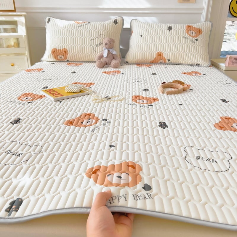 Vasaros latekso vėsinanti kilimėlis, natūralus lateksas, latekso kiekis 90% ar daugiau, spausdintas audinys, stilius Ins