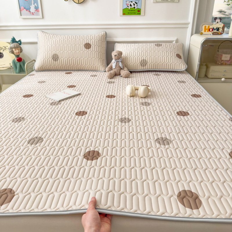 Vasaros latekso vėsinanti kilimėlis, natūralus lateksas, latekso kiekis 90% ar daugiau, spausdintas audinys, stilius Ins