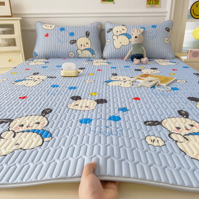 Vasaros latekso vėsinanti kilimėlis, natūralus lateksas, latekso kiekis 90% ar daugiau, spausdintas audinys, stilius Ins