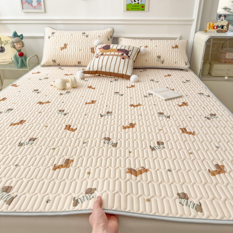 Vasaros latekso vėsinanti kilimėlis, natūralus lateksas, latekso kiekis 90% ar daugiau, spausdintas audinys, stilius Ins