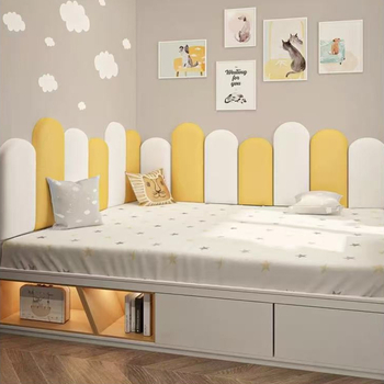 PU кожен стенен стикер за спалня – водоустойчив, модерен минималистичен дизайн