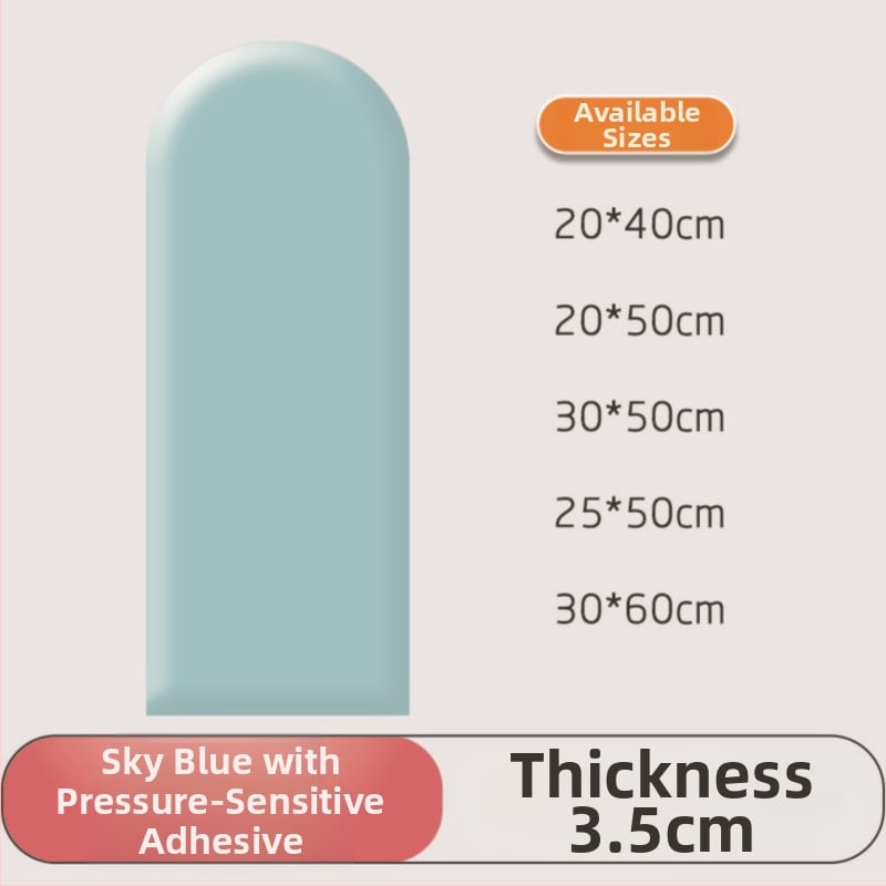 PU кожен стенен стикер за спалня – водоустойчив, модерен минималистичен дизайн