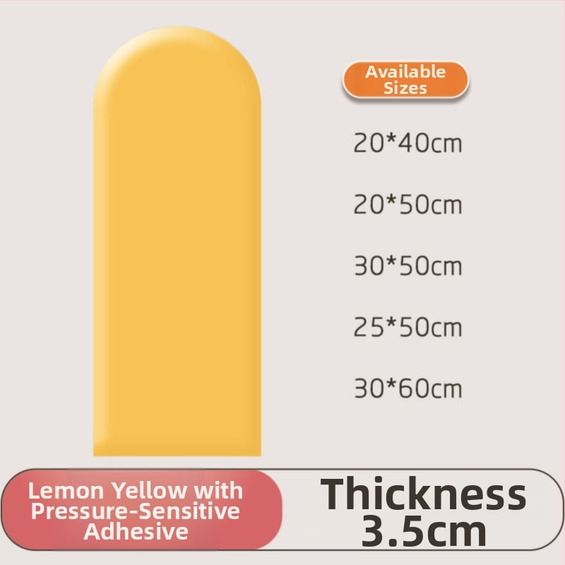 PU кожен стенен стикер за спалня – водоустойчив, модерен минималистичен дизайн