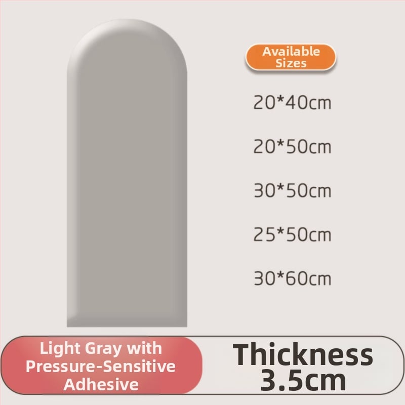 PU кожен стенен стикер за спалня – водоустойчив, модерен минималистичен дизайн