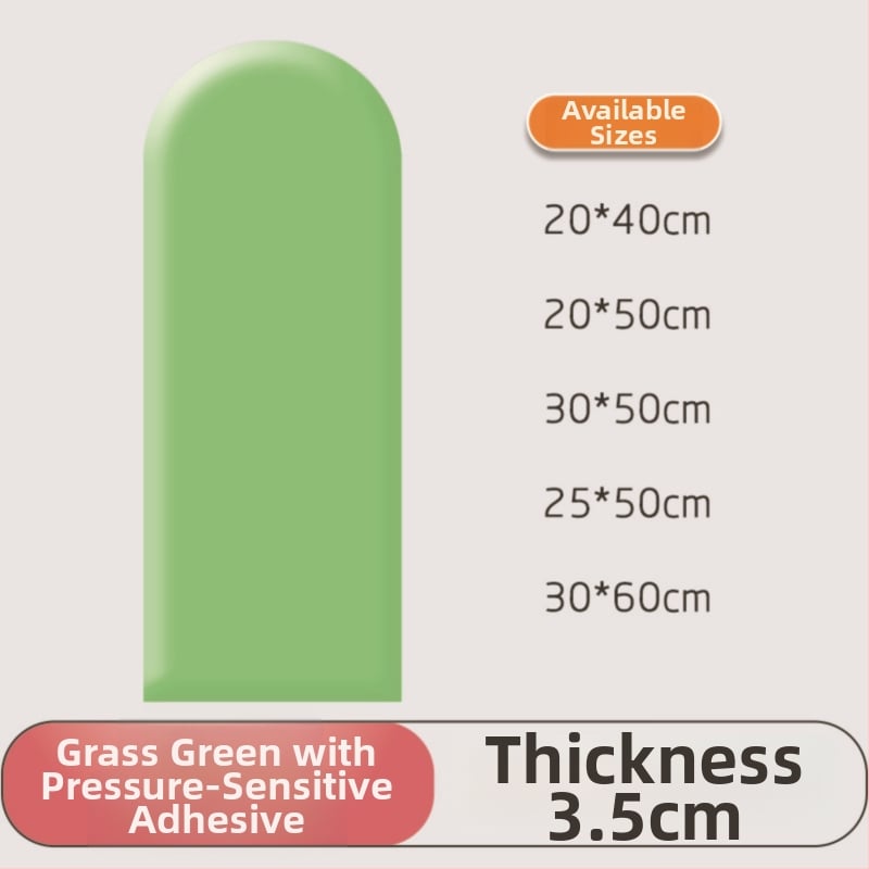 PU кожен стенен стикер за спалня – водоустойчив, модерен минималистичен дизайн