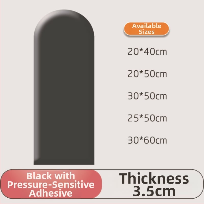 PU кожен стенен стикер за спалня – водоустойчив, модерен минималистичен дизайн