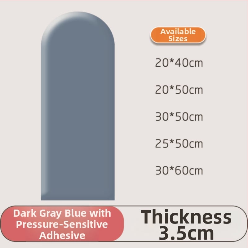 PU кожен стенен стикер за спалня – водоустойчив, модерен минималистичен дизайн