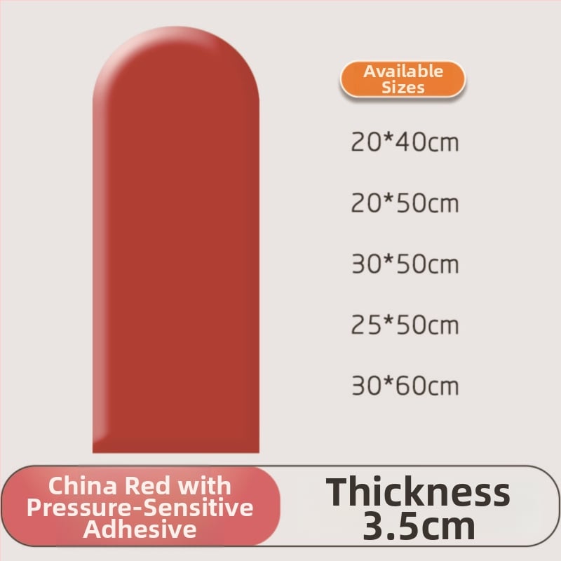 PU кожен стенен стикер за спалня – водоустойчив, модерен минималистичен дизайн