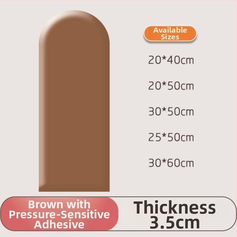 PU кожен стенен стикер за спалня – водоустойчив, модерен минималистичен дизайн