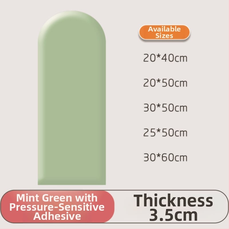 PU кожен стенен стикер за спалня – водоустойчив, модерен минималистичен дизайн