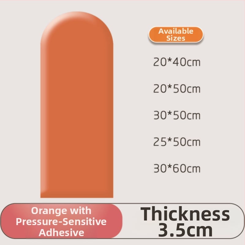 PU кожен стенен стикер за спалня – водоустойчив, модерен минималистичен дизайн