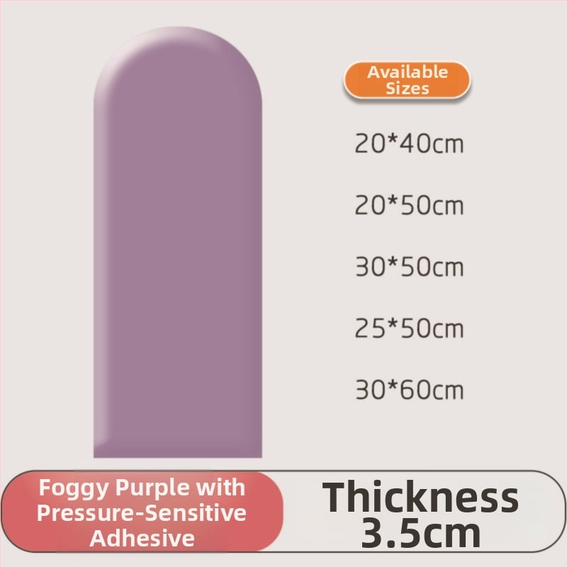 PU кожен стенен стикер за спалня – водоустойчив, модерен минималистичен дизайн