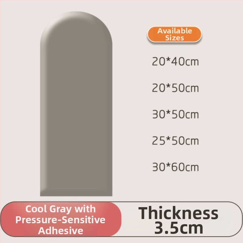 PU кожен стенен стикер за спалня – водоустойчив, модерен минималистичен дизайн