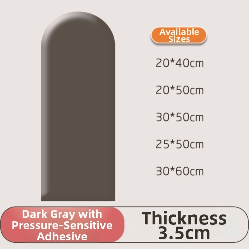 PU кожен стенен стикер за спалня – водоустойчив, модерен минималистичен дизайн