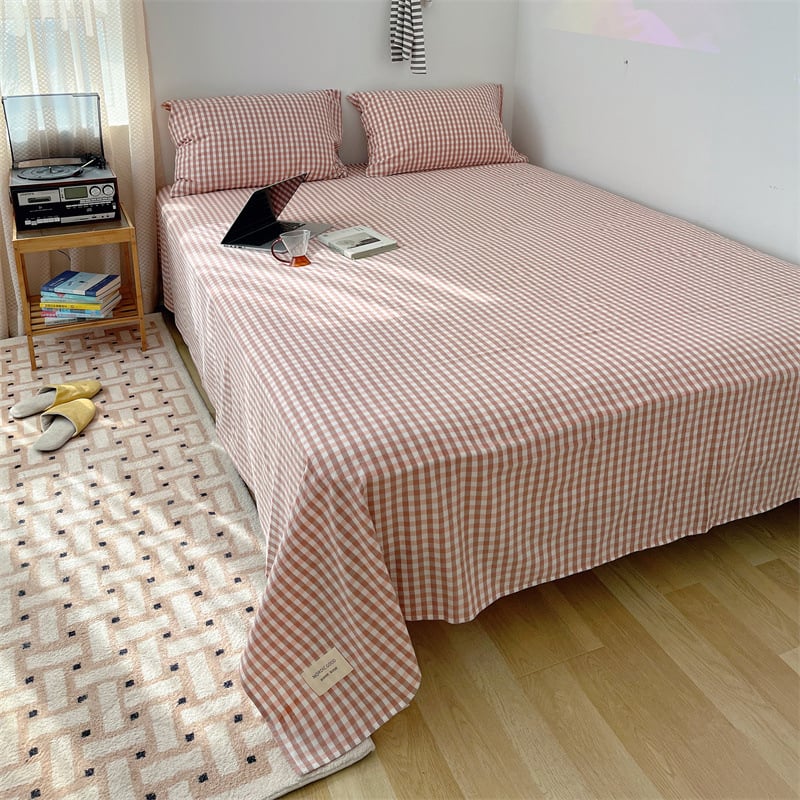 100% medvilnės patalynės komplektas, 40 siūlų, dryžuotas raštas, verpalų dažymas, reaktyvus spausdinimas