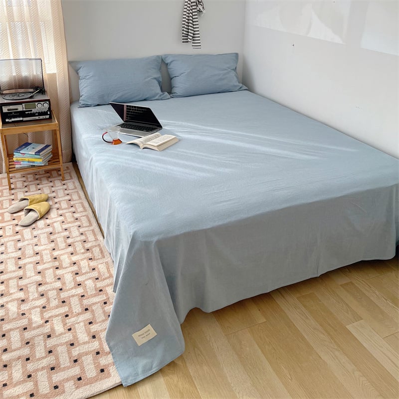 100% medvilnės patalynės komplektas, 40 siūlų, dryžuotas raštas, verpalų dažymas, reaktyvus spausdinimas