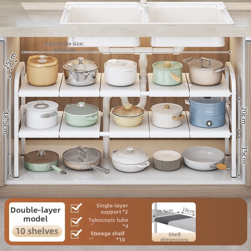 Po praustuve laikymo krepšys su teleskopine lazda, be gręžimo, sieninis organizatorius iš anglies plieno