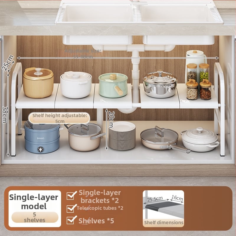 Po praustuve laikymo krepšys su teleskopine lazda, be gręžimo, sieninis organizatorius iš anglies plieno