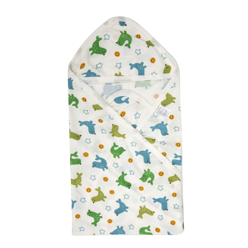 Kūdikio antklodė su gobtuvu – rudens-žiema, miego maišo stiliaus, poliesterio pluoštas