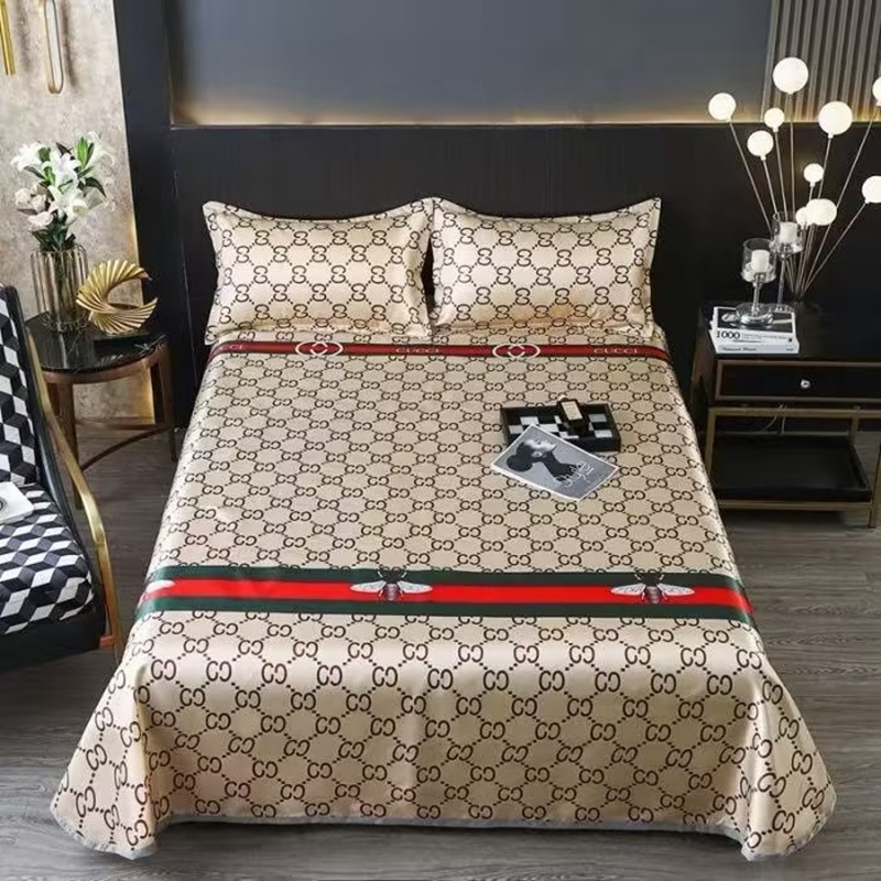 Ledo šilko kilimėlių komplektas, sulankstomas pastoralinis stilius, atvaizdas audinyje, cheminė pluoštas