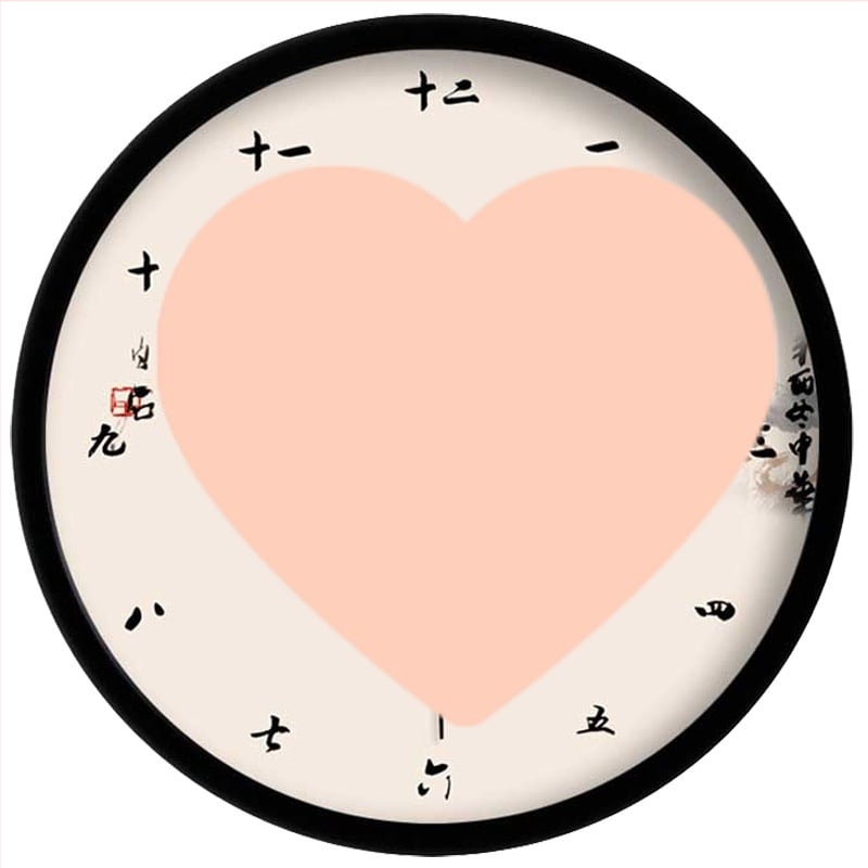 Ρολόι τοίχου με μεταλλικό περίβλημα, PVC καντράν, κίνηση ηλιακής ενέργειας, μπαταρία, κλασικό στυλ Μινγκ-Τσινγκ