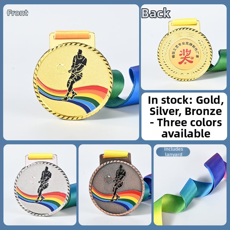 Μεταλλικό μετάλλιο από κράμα ψευδαργύρου για μαραθώνιο, προσαρμόσιμα βραβεία για εταιρικές εκδηλώσεις και κατασκηνώσεις, δυνατότητα εκτύπωσης λογοτύπου, κατάλληλο ως δώρο