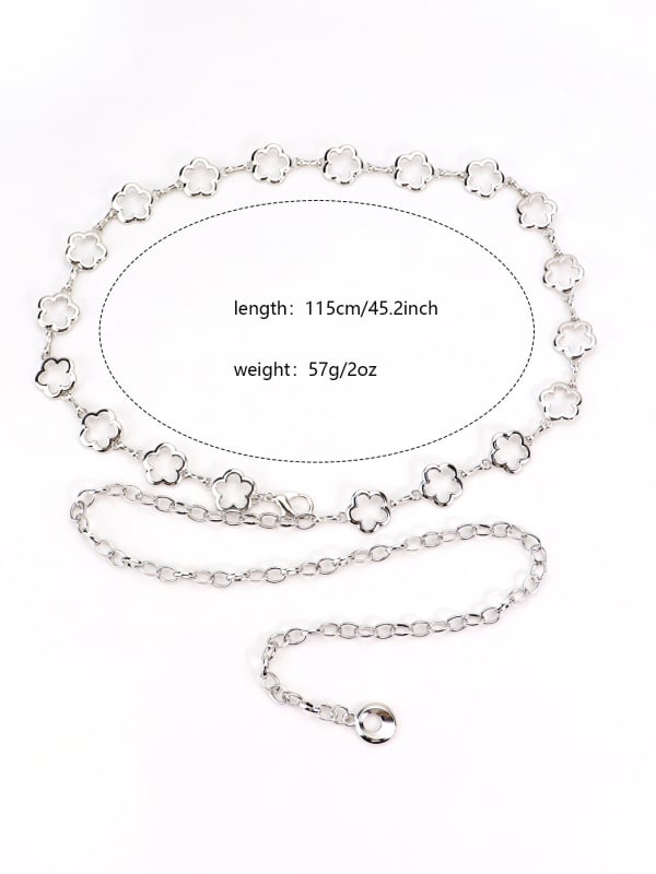 Juosmens grandinėlė iš reljefinio metalo, Fanyun, vintage stilius, moterims