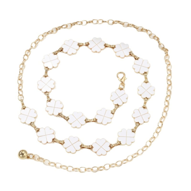 Juosmens grandinėlė iš reljefinio metalo, Fanyun, vintage stilius, moterims