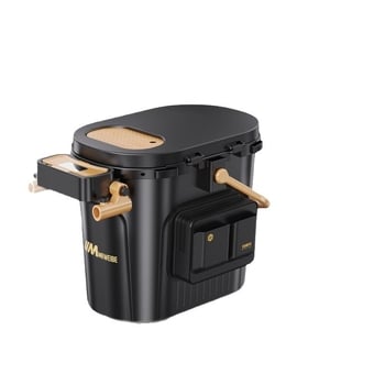 Mawibe makšķerēšanas kanna ar sēdvietas dizainu, pārnēsājama makšķerēšanas kārba, PP materiāls, Kapacitāte 20-25