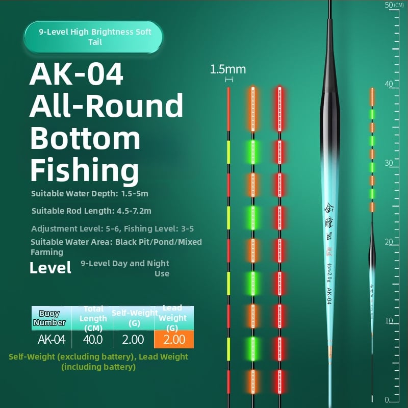 Поплавка за риболов за потоци, Golden Eyes, композитен материал