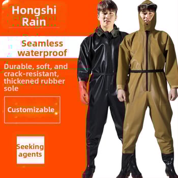 PVC viso kūno vandenių žvejybos kelnės, unisex, atsparios dėvėjimui ir vėjui