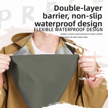 PVC viso kūno vandenių žvejybos kelnės, unisex, atsparios dėvėjimui ir vėjui