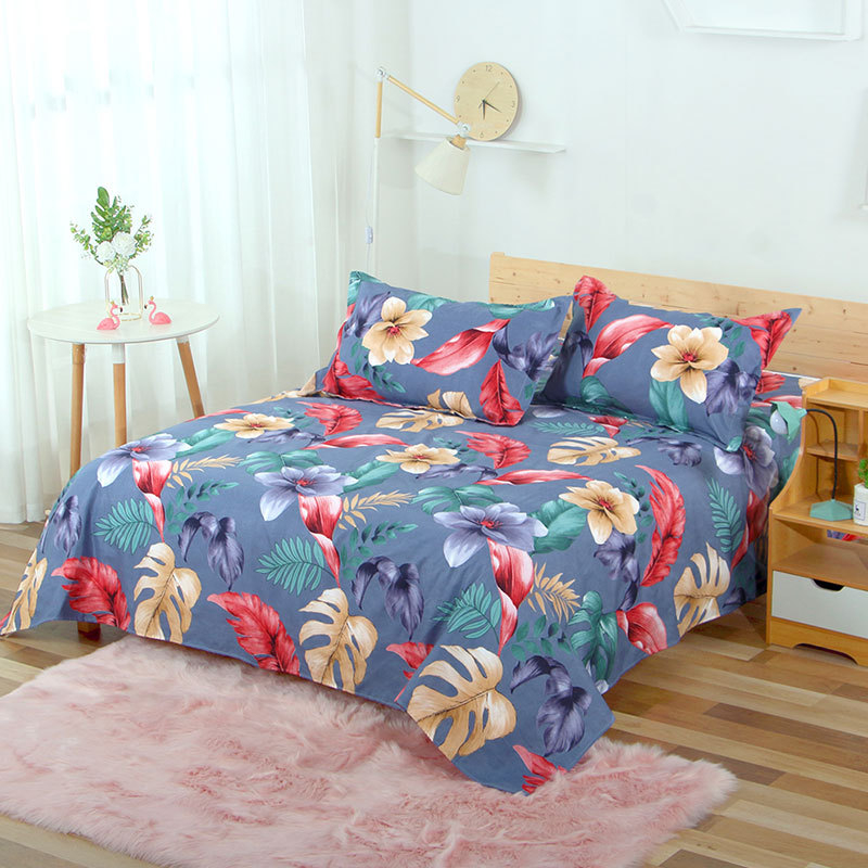 Studentų bendrabutyje – poliesterio-pamudinė patalynė, twill audinys, pusiau reaktyvus spaudinimas, šiuolaikinis minimalistinis stilius