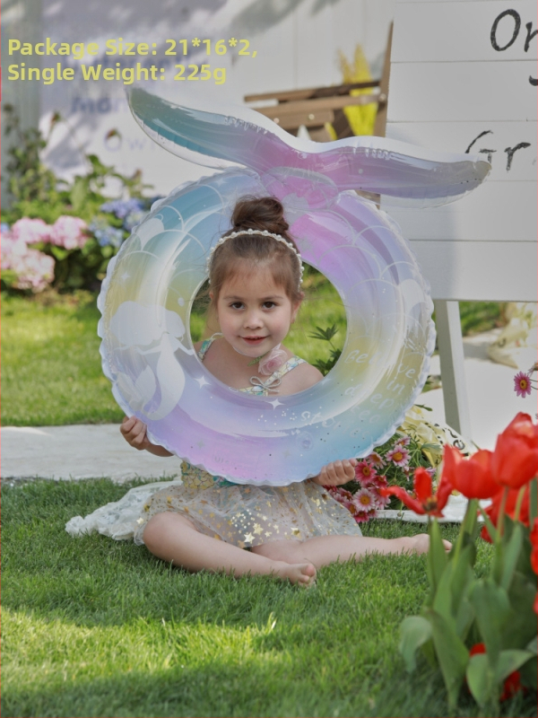 Baseina riņķis no videi draudzīga PVC, 0,2 mm biezums, piemērots baseinam, manuāla uzpūšana