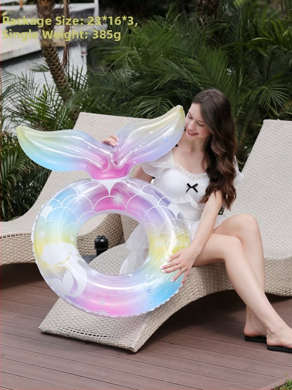 Baseina riņķis no videi draudzīga PVC, 0,2 mm biezums, piemērots baseinam, manuāla uzpūšana