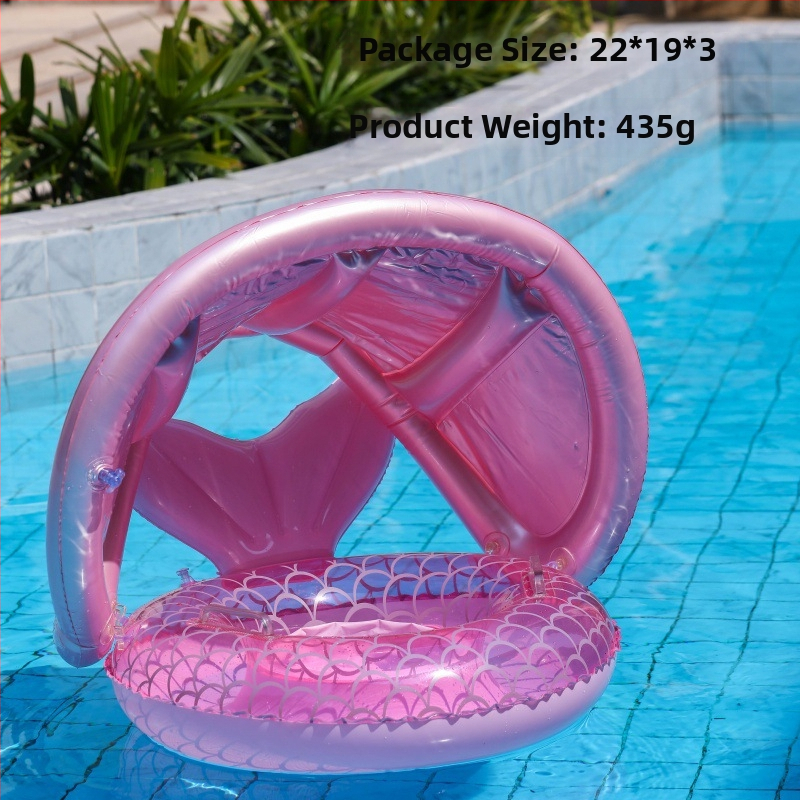 Baseina riņķis no videi draudzīga PVC, 0,2 mm biezums, piemērots baseinam, manuāla uzpūšana