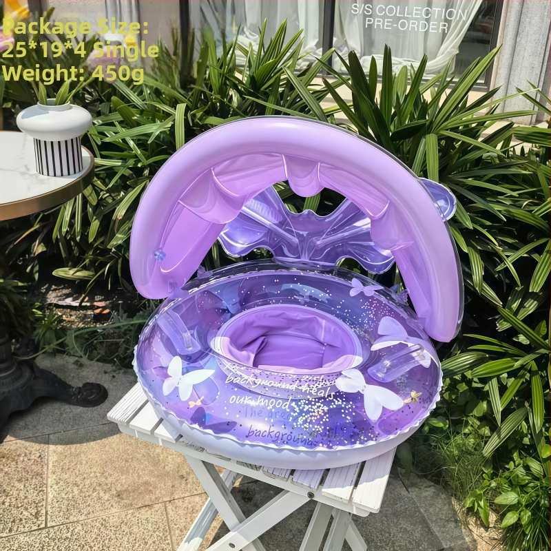 Baseina riņķis no videi draudzīga PVC, 0,2 mm biezums, piemērots baseinam, manuāla uzpūšana